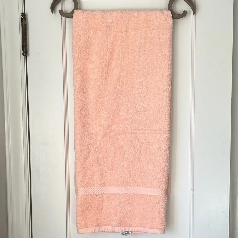 Vintage Pastel Bath Towel Set Lady Pepperell Fieldcrest Cannon peach yellow